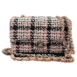Borsa a Spalla Chanel Mini Matelassé Rosa