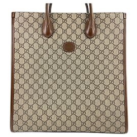 Gucci Interlocking G 2-Way Tote Bag in Brown Brown