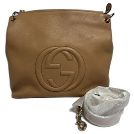 Gucci Soho Brown Leather Handbag Brown