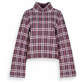 Céline Pull à col roulé rayé Celine en mélange viscose-élasthanne Multicolore