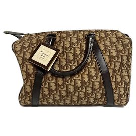 Borsa Boston marrone Christian Dior Marrone