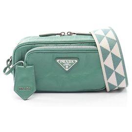 Borsa a Spalla in Pelle Nappa Antique PRADA Verde