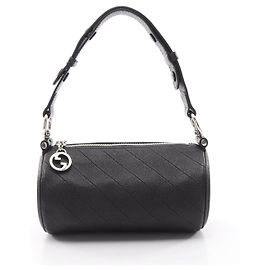 Gucci Blondie Leather Shoulder Bag Black