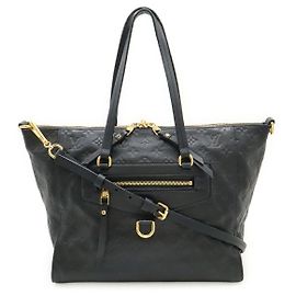 Sac cabas Louis Vuitton Monogram Empreinte 2way avec bandoulière Bleu