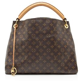 Bolsa de Ombro Louis Vuitton Monogram Canvas Artsy MM Marrom