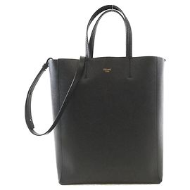 Céline Celine Vertical Cabas Small Calf Tote Bag Blue