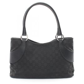 Borsa Tote Gucci GG Canvas Nero