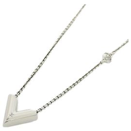 Collar Essential V Louis Vuitton Plata Metálico