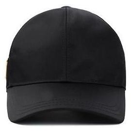 Prada Nylon-Baseballkappe Schwarz