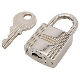 Lucchetto Hermès in metallo argento Argento Metallico