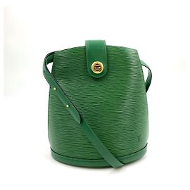 Sac à épaule Louis Vuitton Cluny Epi Green Vert