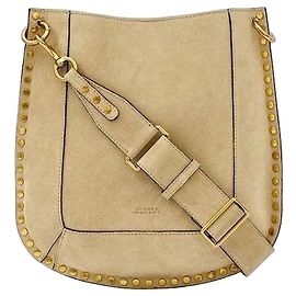 Isabel Marant Leather Shoulder Bag Sand White