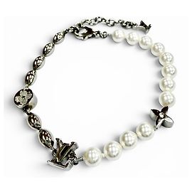 Bracciale Louis Vuitton Pearl Fusion Metal Argento Metallico