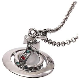 Vivienne Westwood TINY ORB Halskette Silber Metallisch