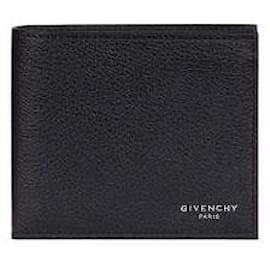 Givenchy Grain Leather Wallet Black