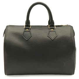Louis Vuitton Epi Handbag Black