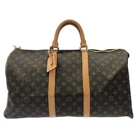 Sac Boston Monogram Louis Vuitton Marron