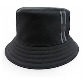 Gorro Hermès de algodão azul Azul