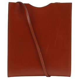 Hermès Bolsa de Ombro Hermes Omenitou Box Calf Marrom
