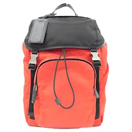 Prada Tessuto Montagna Backpack Red