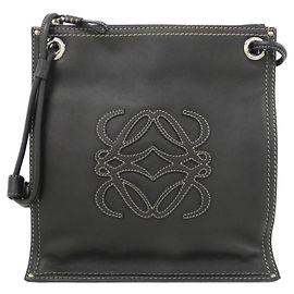 Borsa a tracolla in pelle Loewe Nero