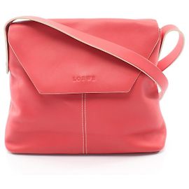 Bolsa de ombro em couro Loewe Vermelho
