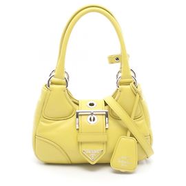 2way Lederhandtasche PRADA MOON Gelb