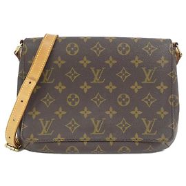 Sac à l'épaule Louis Vuitton Monogram Métallisé Bronze