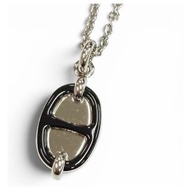 Hermès Collier Mini Maillon Hermes Noir