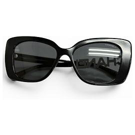 Chanel COCO Mark Sunglasses Black