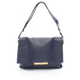 Céline Borsa a tracolla CELINE Blade in pelle Blu