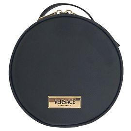 Beauty case Versace in nylon nero e oro Nero