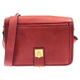 Céline Borsa a tracolla in pelle Celine Rosso