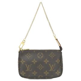 Pochette Accessori Monogram Louis Vuitton Marrone