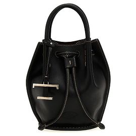 Tod's Buzz Mini borsa a secchiello nera in pelle Nero