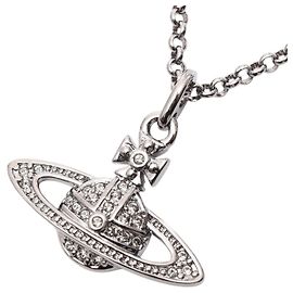 Collana PENDANT MINI BAS RELIEF Vivienne Westwood Argento Metallico
