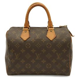 Bolsa Louis Vuitton Speedy 25 Monogram Marrom