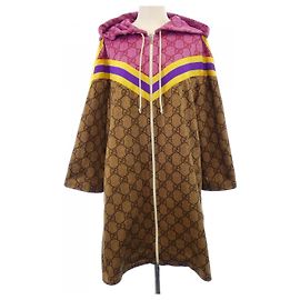Manteau à motif GG Gucci Marron