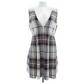 Autre Marque Robe BLUE LABEL CRESTBRIDGE Marron Bleu Beige Autre Bleu Marine