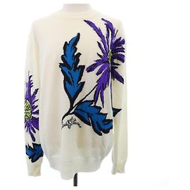 Louis Vuitton Thistle Intarsia Strickpullover Beige