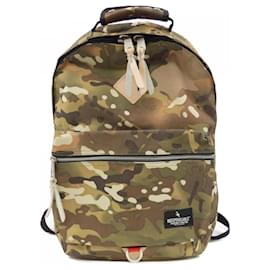 Autre Marque INDISPENSABLE Nylon Backpack Brown Green