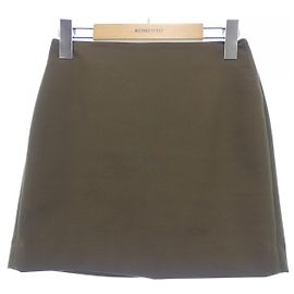 Jupe luxe Theory Vert Kaki