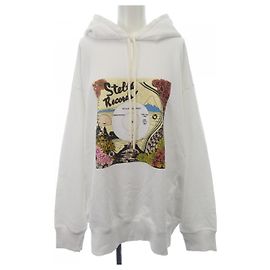 Stella Mc Cartney Stella McCartney Record Hoodie Hoodie Kapuzenpullover Weiß
