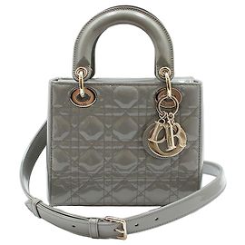 Piccola borsa a tracolla Lady Dior Marrone