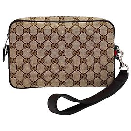 Gucci Mini borsa a tracolla in tela GG Marrone