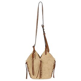 Isabel Marant Raffia Natural Shoulder Bag Brown