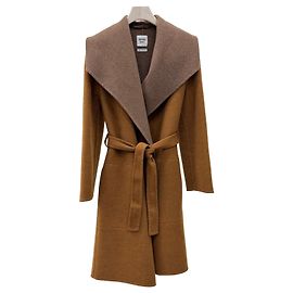 Hermès Cashmere Belt Coat Brown Brown