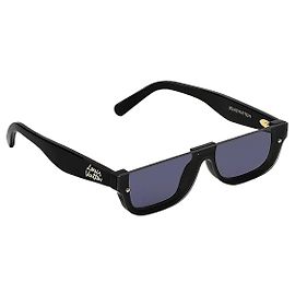 Louis Vuitton Occhiali da sole rettangolari Script Marrone