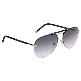 Louis Vuitton Canvas Sunglasses Gunmetal Gray Frame Brown