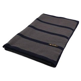 Loro Piana Bufanda y pañuelo de rayas de cachemira unisex Multicolor
